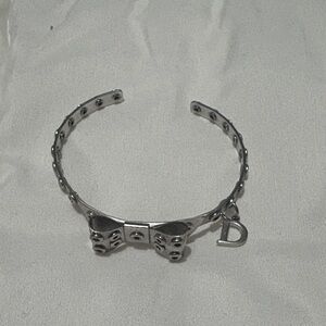 Dior Silver Dice Charm Bracelet